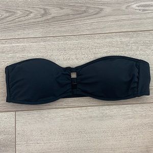 BCBG Black Bandeau Bikini Top